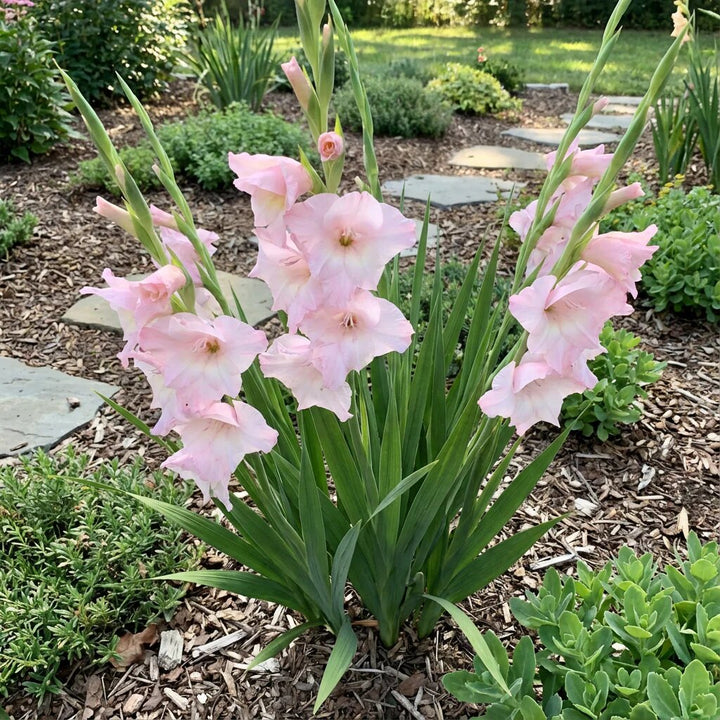 Light Pink Gladiolus Flower Seeds – Heirloom, Non-GMO, High Germination Seeds
