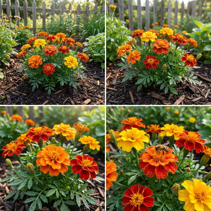 Mixed Marigold Flower Seeds – Heirloom, Non-GMO, High Germination