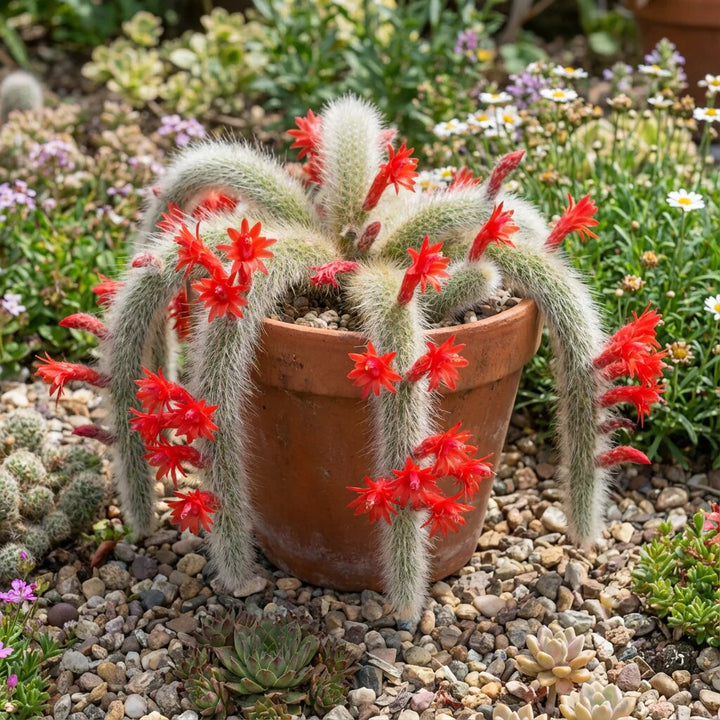 Red Hildewintera Flower Seeds – Heirloom Non-GMO High Germination Organic Garden Seeds for Planting