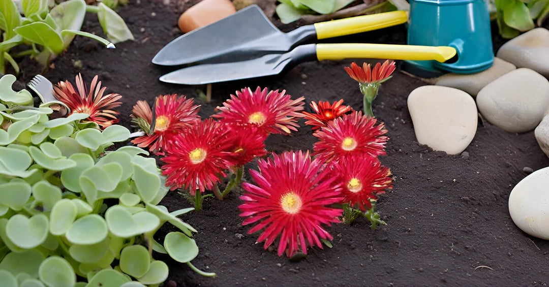 Red Delosperma Flower Seeds – Heirloom Non-GMO High Germination Seeds