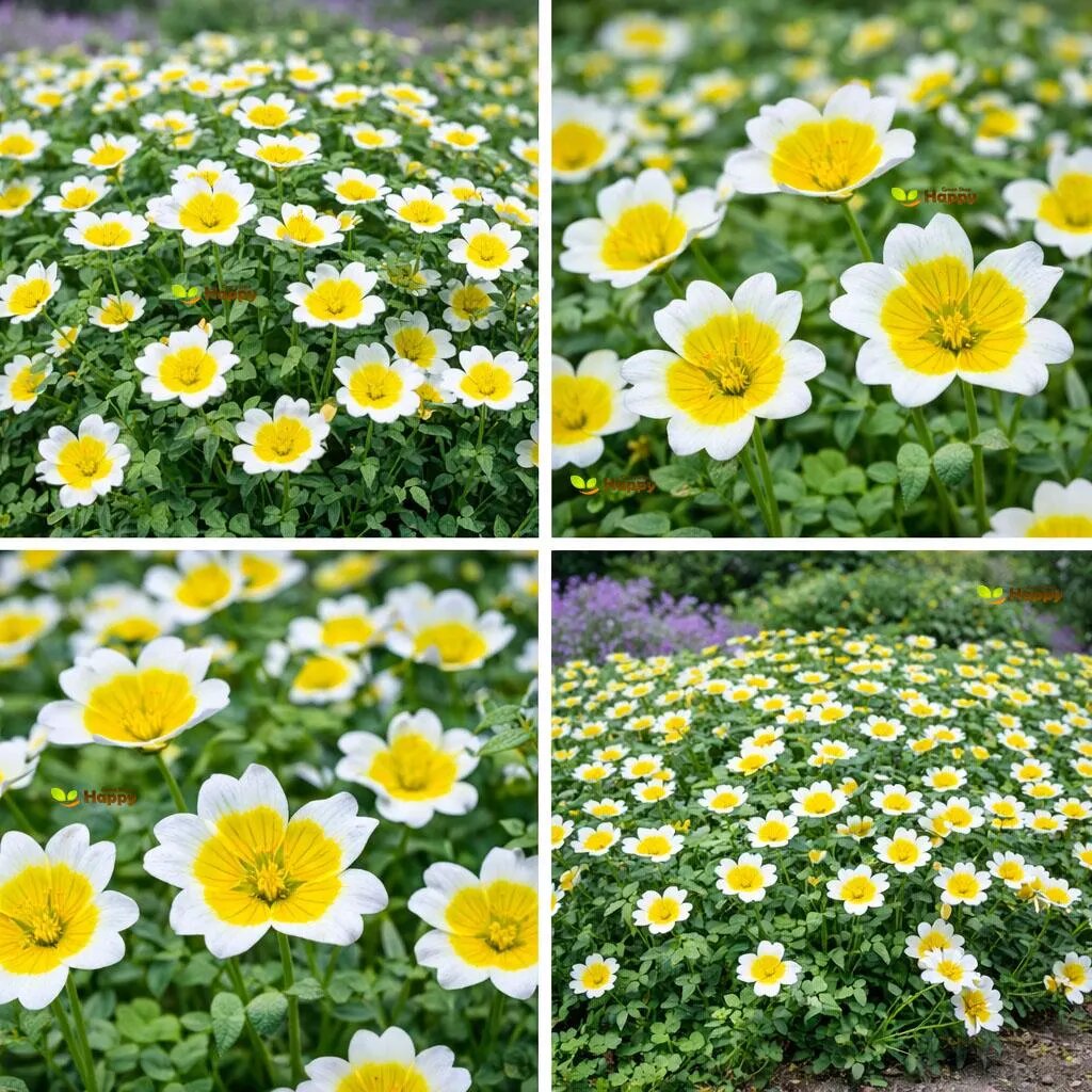 Limnanthes Flower Seeds Yellow White – Heirloom Non-GMO High Germination