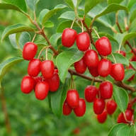 Red Goumiberry Seeds – Heirloom, Non-GMO, High Germination Organic Garden Seeds