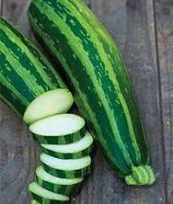 Green Zebra Hybrid Zucchini Seeds – Heirloom Non-GMO Organic High Germination Garden Seeds for Planting