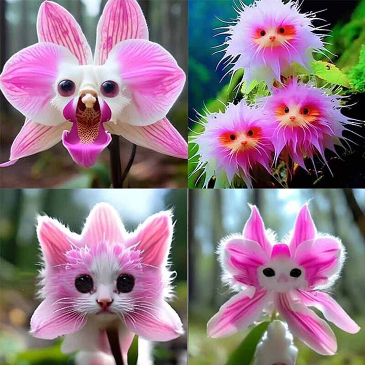 New Cat Face Flower Seeds –  Heirloom Non-GMO High Germination Organic Garden Seeds
