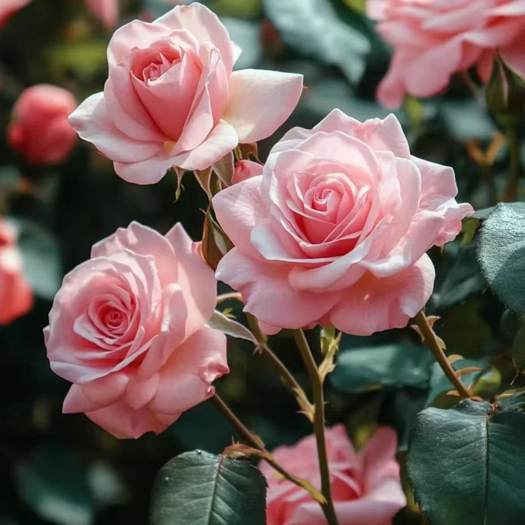 pink light flower seeds