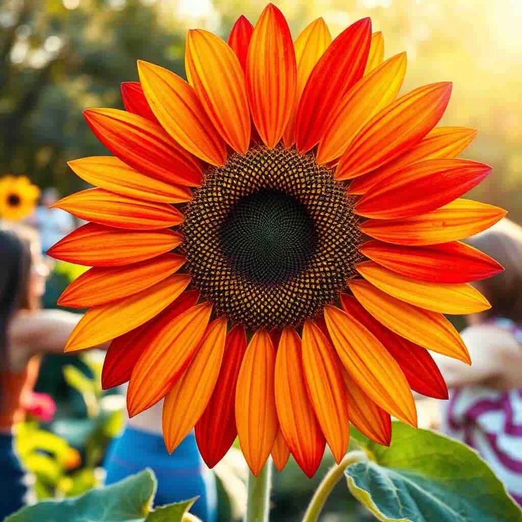 orange hybrid flower seeds