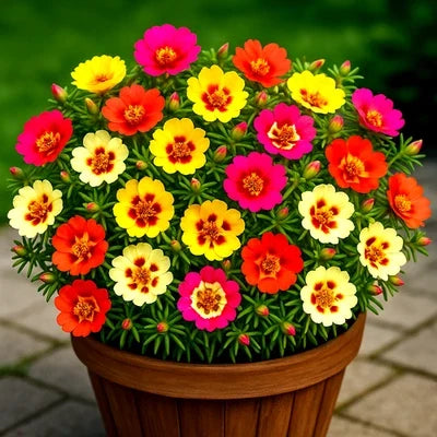 Grandiflora Mix Moss Rose Seeds for Planting