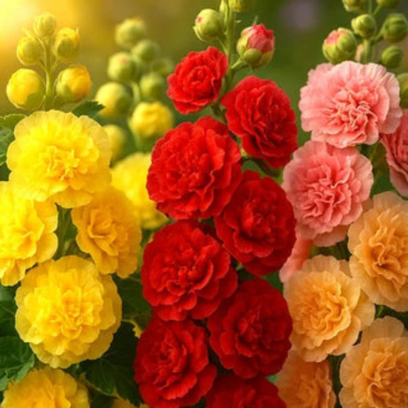 giant hollyhock flower seeds