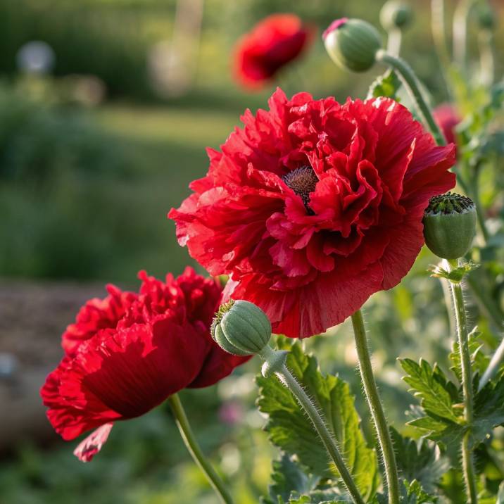 Doppelte Pfingstrose Rote Blumensamen – Alte Sorte, gentechnikfrei, hochkeimfähig für die Anpflanzung