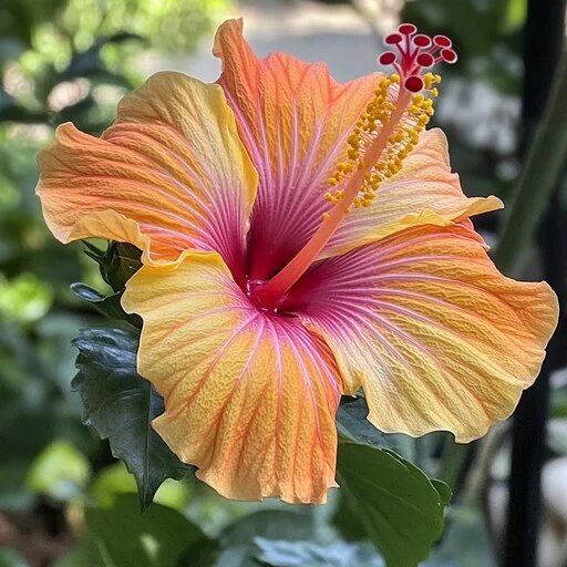 Pink Orange Hibiscus Flower Seeds – Heirloom, Non-GMO, High Germination Seeds